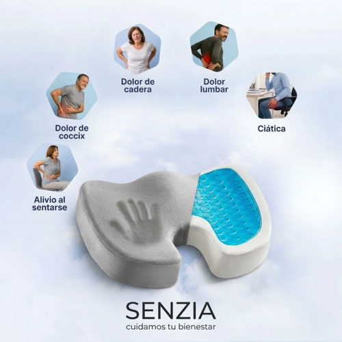 Ergosit™ - Cojin Asiento Ortopedico